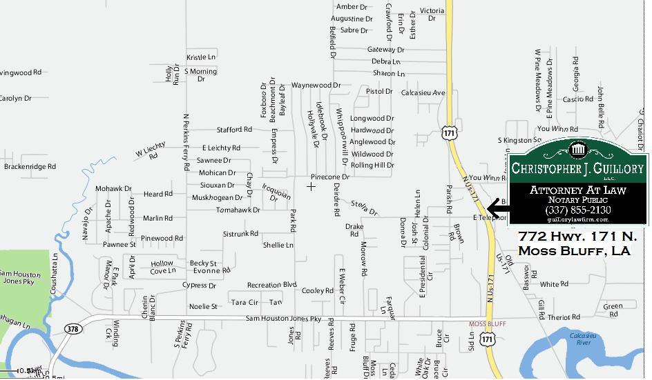 Lake Charles Moss Bluff Attorney Lawyer Successions Real Estate Personal Injury Business Law